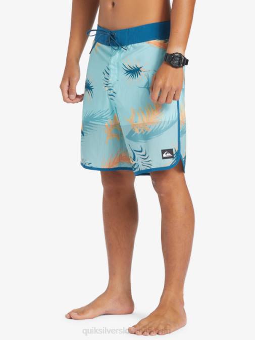 Quiksilver PJ4H27 moški maroško modra Highlite Scallop 19 kratke hlače za desko
