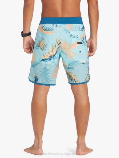 Quiksilver PJ4H27 moški maroško modra Highlite Scallop 19 kratke hlače za desko
