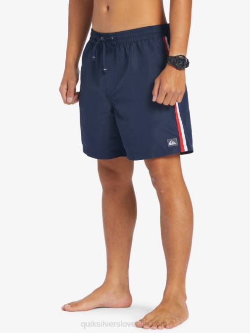 Quiksilver PJ4H280 moški mornarsko modri blazer plaža prosim 17 volejev