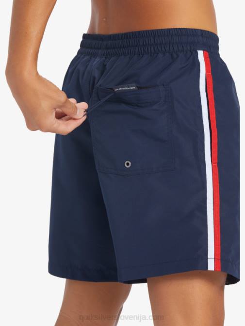Quiksilver PJ4H280 moški mornarsko modri blazer plaža prosim 17 volejev