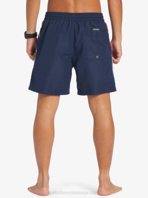 Quiksilver PJ4H280 moški mornarsko modri blazer plaža prosim 17 volejev