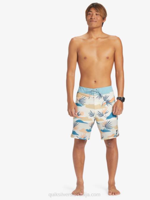 Quiksilver PJ4H29 moški breza Highlite Scallop 19 kratke hlače za desko