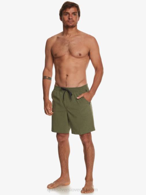 Quiksilver PJ4H303 moški štiriperesna deteljica taxer heather 18 amphibian boardshorts