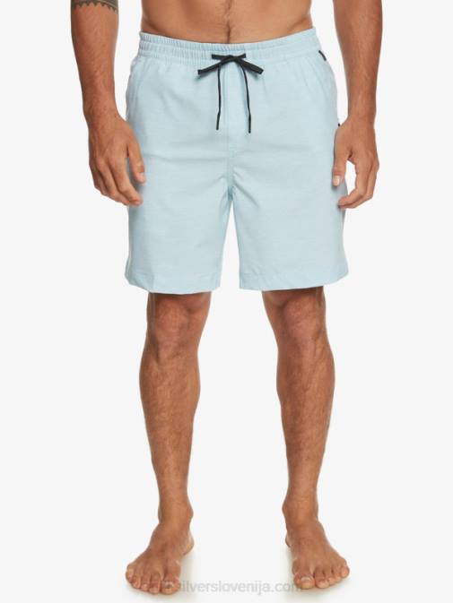 Quiksilver PJ4H304 moški nebesno modro resje taxer heather 18 amphibian boardshorts