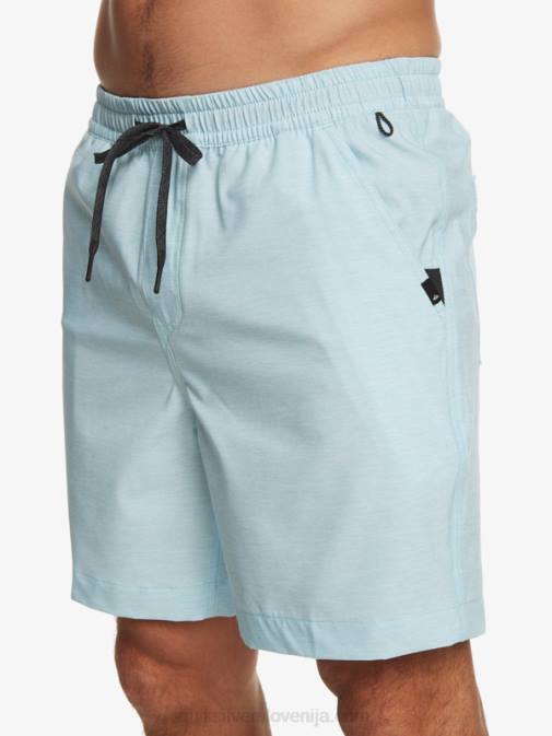 Quiksilver PJ4H304 moški nebesno modro resje taxer heather 18 amphibian boardshorts
