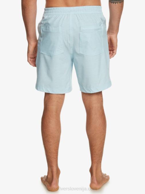 Quiksilver PJ4H304 moški nebesno modro resje taxer heather 18 amphibian boardshorts