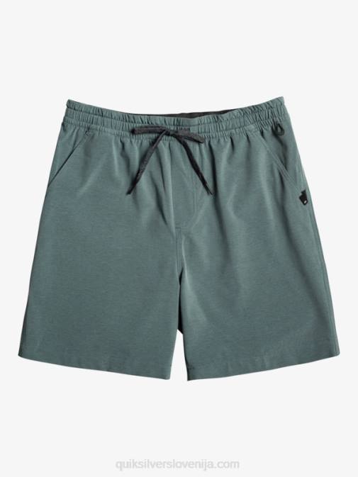 Quiksilver PJ4H305 moški temni skrilavec taxer heather 18 amphibian boardshorts