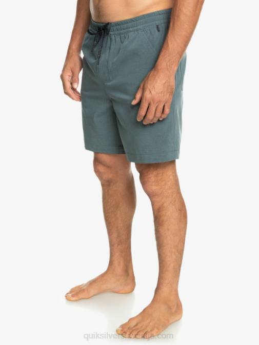 Quiksilver PJ4H305 moški temni skrilavec taxer heather 18 amphibian boardshorts