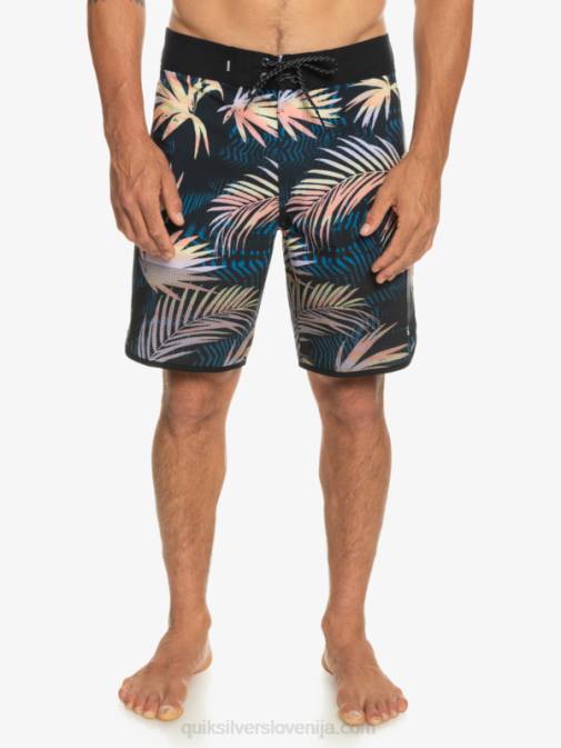 Quiksilver PJ4H31 moški Črna Highlite Scallop 19 kratke hlače za desko