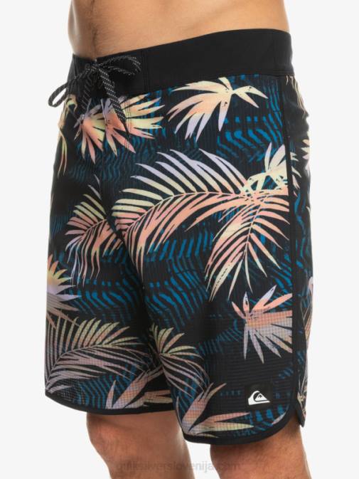 Quiksilver PJ4H31 moški Črna Highlite Scallop 19 kratke hlače za desko
