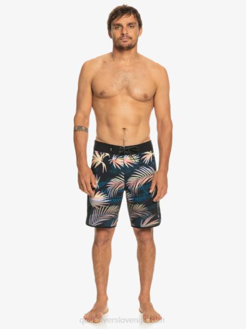 Quiksilver PJ4H31 moški Črna Highlite Scallop 19 kratke hlače za desko