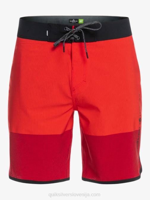 Quiksilver PJ4H32 moški rdeča z visokim tveganjem Highlite Scallop 19 kratke hlače za desko