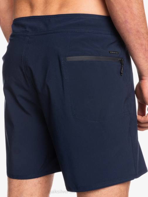 Quiksilver PJ4H339 moški mornarsko modri blazer surfsilk kaimana 16 kratke hlače za desko