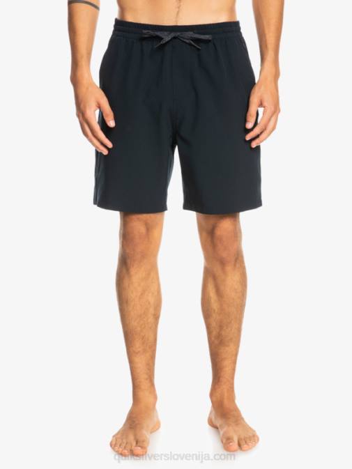 Quiksilver PJ4H342 moški Črna oceanske elastične kratke hlače 18 dvoživk