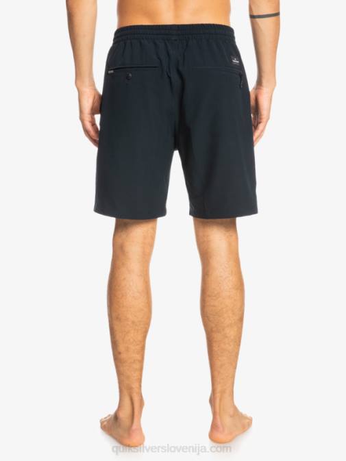 Quiksilver PJ4H342 moški Črna oceanske elastične kratke hlače 18 dvoživk