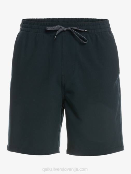 Quiksilver PJ4H342 moški Črna oceanske elastične kratke hlače 18 dvoživk