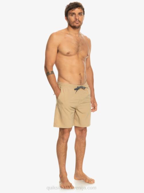 Quiksilver PJ4H344 moški plage oceanske elastične kratke hlače 18 dvoživk