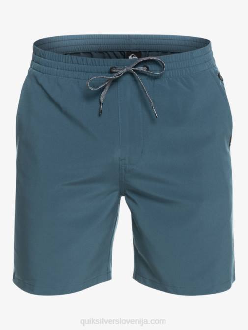 Quiksilver PJ4H345 moški polnočna mornarica oceanske elastične kratke hlače 18 dvoživk