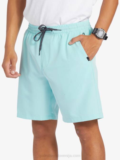 Quiksilver PJ4H346 moški angelsko modra oceanske elastične kratke hlače 18 dvoživk
