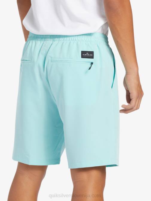 Quiksilver PJ4H346 moški angelsko modra oceanske elastične kratke hlače 18 dvoživk