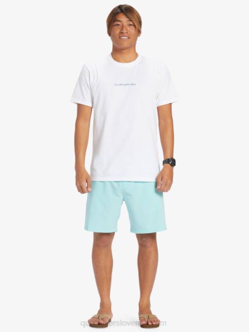 Quiksilver PJ4H346 moški angelsko modra oceanske elastične kratke hlače 18 dvoživk