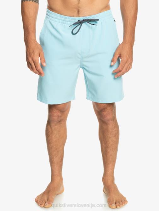 Quiksilver PJ4H347 moški modro nebo oceanske elastične kratke hlače 18 dvoživk