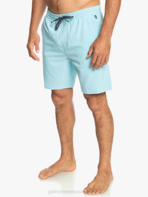 Quiksilver PJ4H347 moški modro nebo oceanske elastične kratke hlače 18 dvoživk