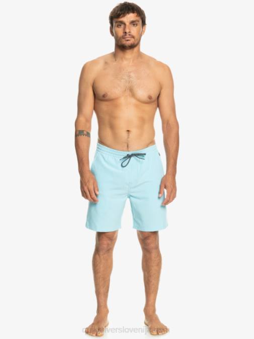 Quiksilver PJ4H347 moški modro nebo oceanske elastične kratke hlače 18 dvoživk