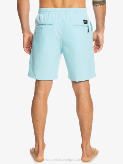 Quiksilver PJ4H347 moški modro nebo oceanske elastične kratke hlače 18 dvoživk