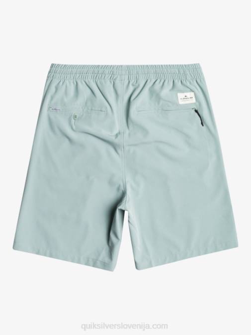 Quiksilver PJ4H352 moški zeleno okolje oceanske elastične kratke hlače 18 dvoživk