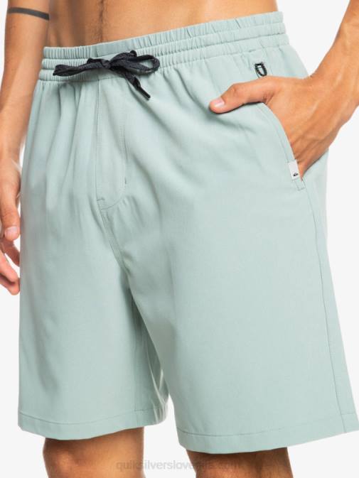 Quiksilver PJ4H352 moški zeleno okolje oceanske elastične kratke hlače 18 dvoživk