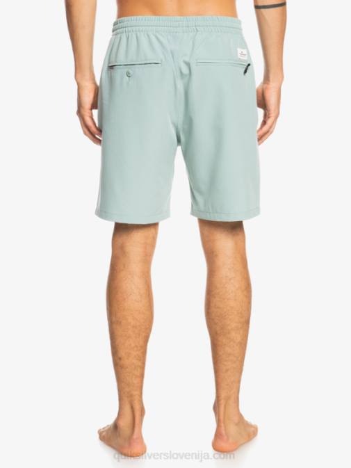 Quiksilver PJ4H352 moški zeleno okolje oceanske elastične kratke hlače 18 dvoživk