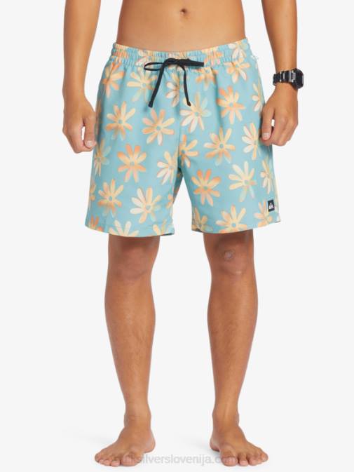 Quiksilver PJ4H353 moški kameja modra ponovno zmešajte 17 udarcev