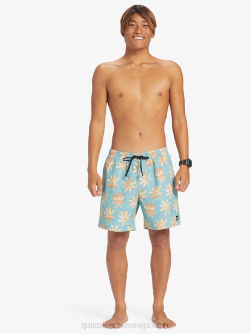 Quiksilver PJ4H353 moški kameja modra ponovno zmešajte 17 udarcev