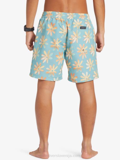 Quiksilver PJ4H353 moški kameja modra ponovno zmešajte 17 udarcev