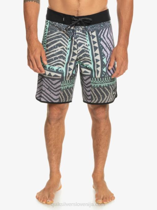 Quiksilver PJ4H36 moški polnočna mornarica Highlite Scallop 19 kratke hlače za desko