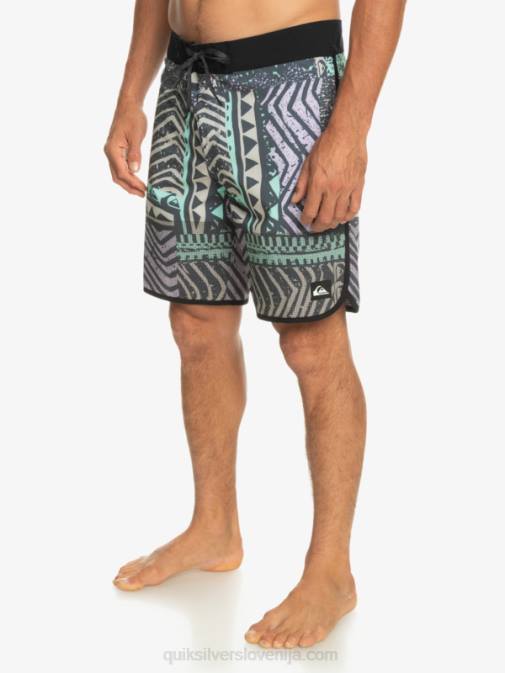Quiksilver PJ4H36 moški polnočna mornarica Highlite Scallop 19 kratke hlače za desko