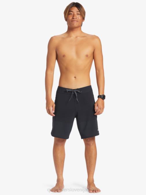 Quiksilver PJ4H37 moški Črna Highlite Scallop 19 kratke hlače za desko