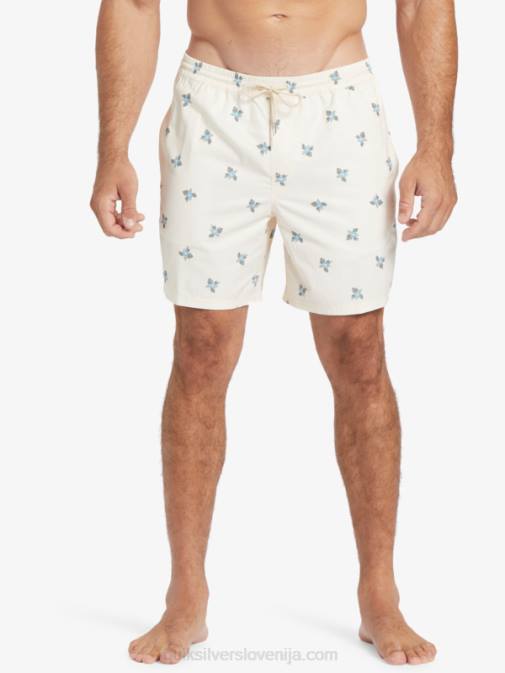 Quiksilver PJ4H397 moški starinska bela majhna pedala v waterman mala pedala 17 volleys