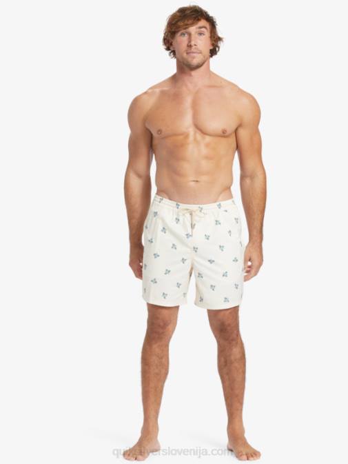 Quiksilver PJ4H397 moški starinska bela majhna pedala v waterman mala pedala 17 volleys