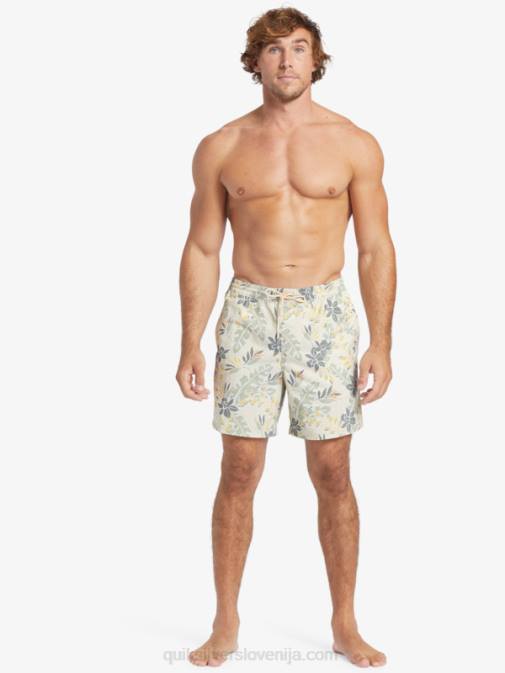 Quiksilver PJ4H408 moški rjavi riž popoln občutek waterman perfect feel 17 volejev
