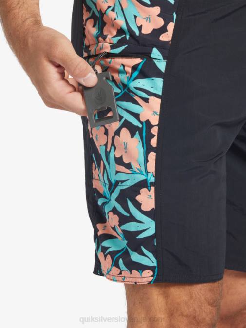 Quiksilver PJ4H415 moški Črna kratke hlače za desko waterman cliffside solid 19