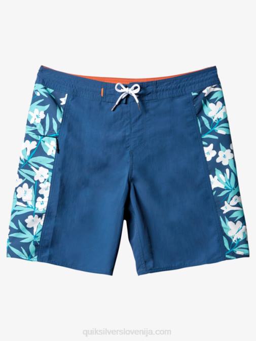 Quiksilver PJ4H416 moški praporščak modra kratke hlače za desko waterman cliffside solid 19