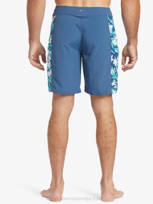 Quiksilver PJ4H416 moški praporščak modra kratke hlače za desko waterman cliffside solid 19