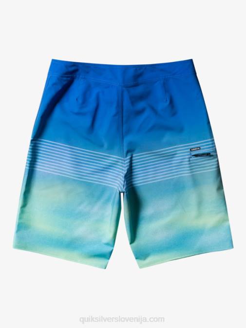 Quiksilver PJ4H452 moški rečno modra surfsilk slab 21 kratke hlače za desko