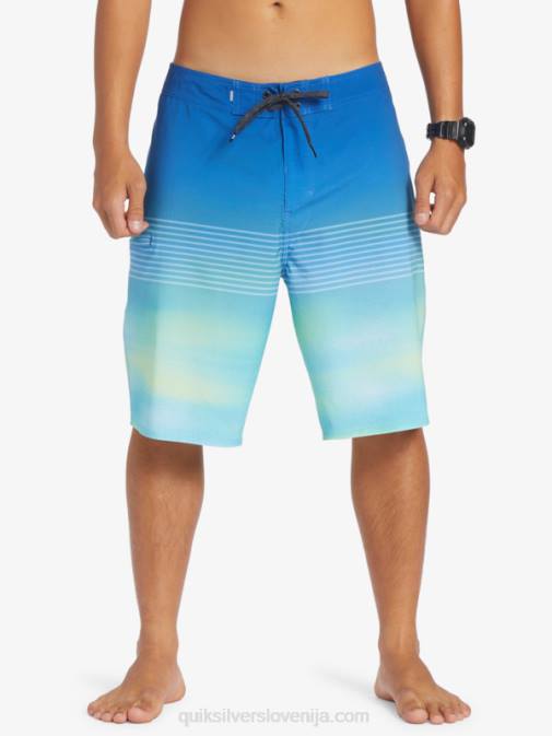 Quiksilver PJ4H452 moški rečno modra surfsilk slab 21 kratke hlače za desko