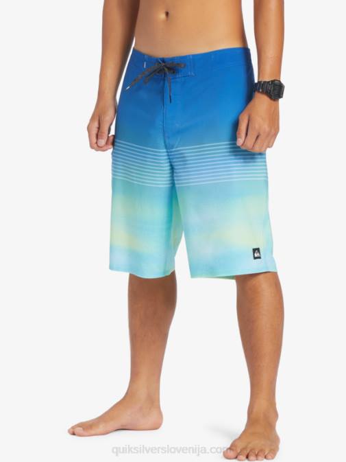 Quiksilver PJ4H452 moški rečno modra surfsilk slab 21 kratke hlače za desko
