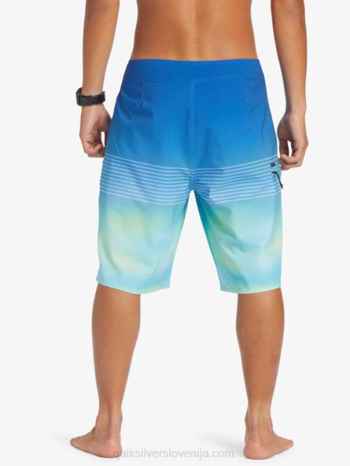 Quiksilver PJ4H452 moški rečno modra surfsilk slab 21 kratke hlače za desko