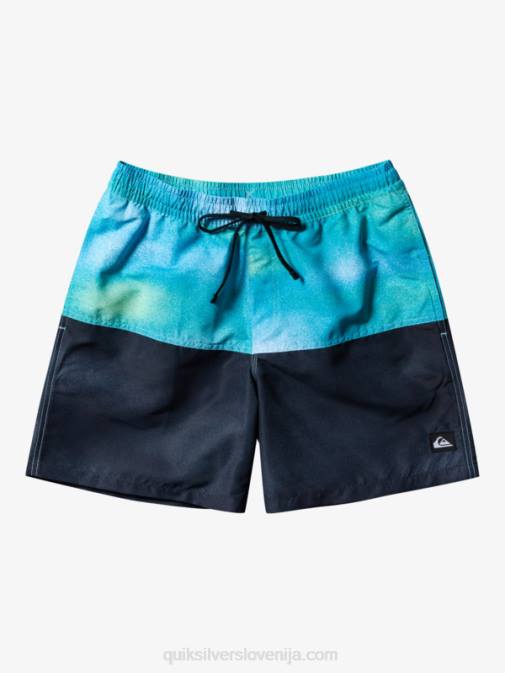 Quiksilver PJ4H482 moški rečno modra zadnjica logotip 17 volejev