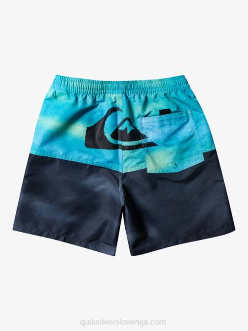Quiksilver PJ4H482 moški rečno modra zadnjica logotip 17 volejev